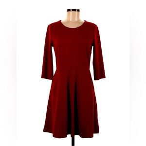 GAP Women’s Burgundy Mini 3/4 Sleeve Dress